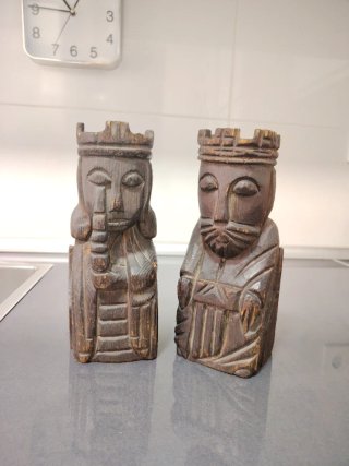 Sujetalibros Reyes Católicos Madera
