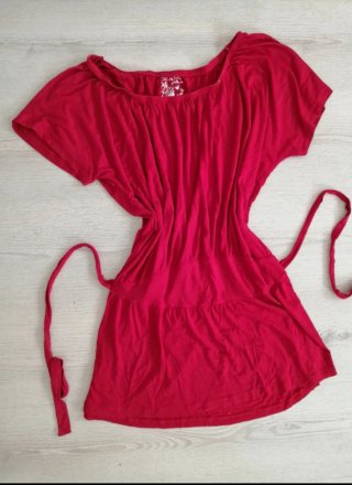 Vestido corto rojo