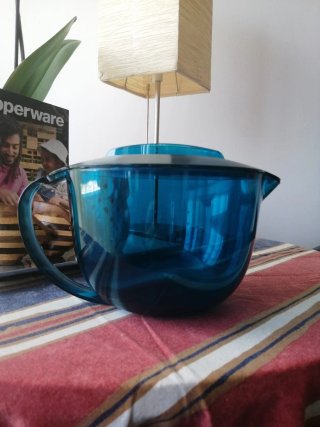 Bule Microondas Tupperware Azul