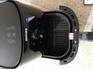 Freidora de aire Philips negra