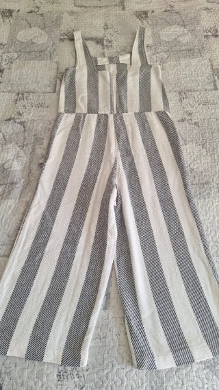 Mono ASOS rayas blanco y negro talla S