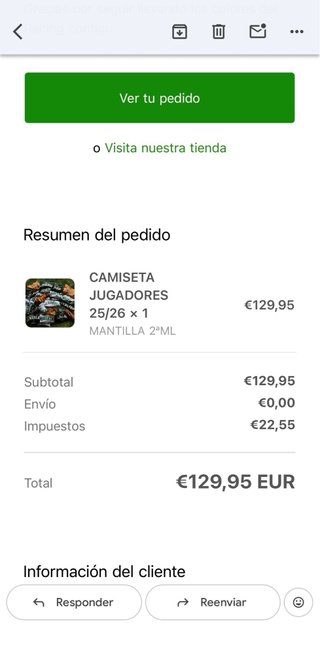Camiseta Mantilla Utillería