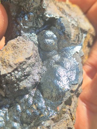 Goethita plateada mineral