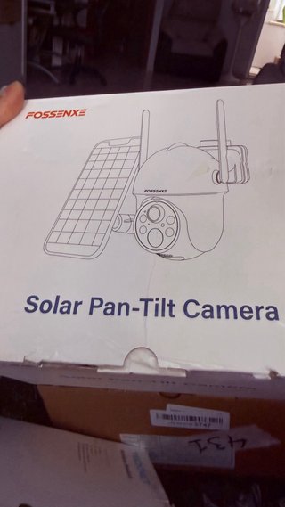 Cámara Seguridad Solar FOSSENXE Batería Litio