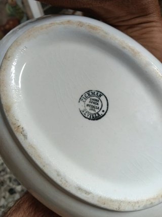 Fuente China Pickman Oro 1890