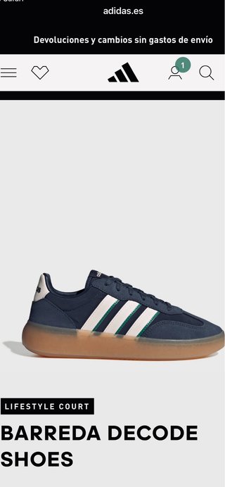 Zapatillas Adidas Azul y Verde