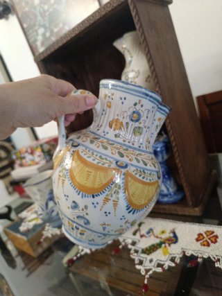 Jarra Talavera Virgen del Prado