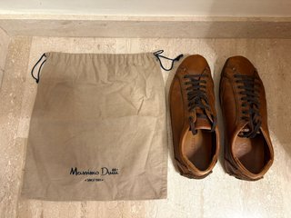 Zapatos Piel Marrón Massimo Dutti Talla 41