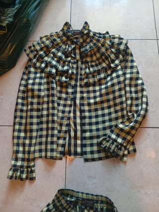 Conjunto cuadros mujer talla única