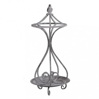 Portaombrelli da Entrata Bianco Anticato 55x34cm