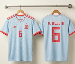 Camiseta España Iniesta Talla L