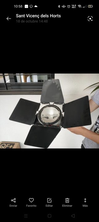 Foco cuarzo Ianiro varibeam 1000w