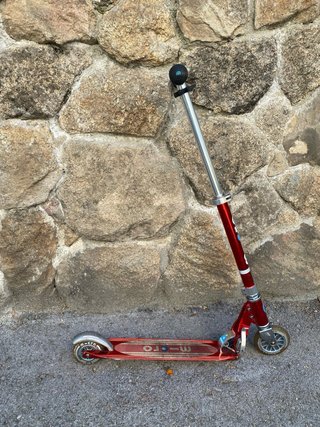 Patinete Micro Sprite Rojo de aluminio