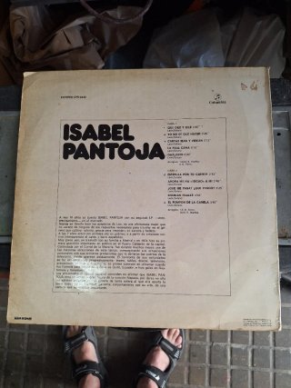 Disco Vinilo Isabel Pantoja LP Flamenco