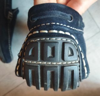 Mocasines Dustin ante azul 42 NUEVOS