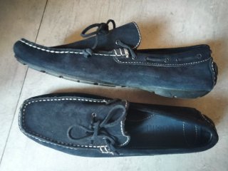 Mocasines Dustin ante azul 42 NUEVOS