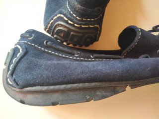 Mocasines Dustin ante azul 42 NUEVOS