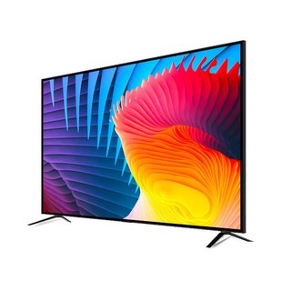 Televisor Negro y Multicolor