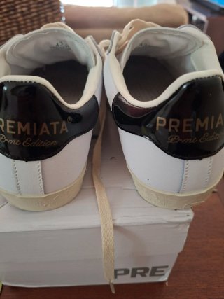 Zapatillas Premiata Steven Blancas/Beige
