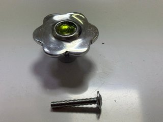 Lote de 10 tiradores aluminio