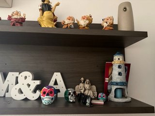 Estantería salón madera