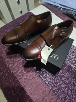 Zapatos Pedro del Hierro Marrones Doble Hebilla
