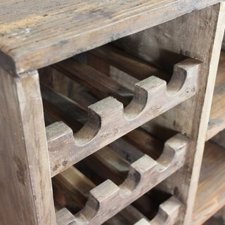 Cantinetta Vino in Legno 12 Bottiglie 8 Ripiani