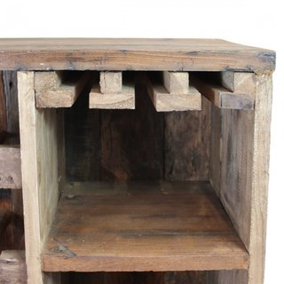 Cantinetta Vino in Legno 12 Bottiglie 8 Ripiani