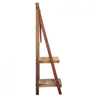 Mobile a Scala in Legno con Specchio 2 Ripiani
