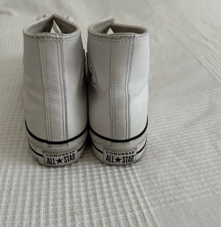 Converse Chuck Taylor Lift Leather Blancas
