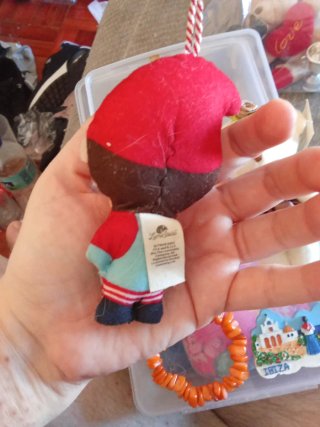Lote 5 peluches y pulsera naranja