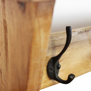 Attaccapanni Ingresso da Parete in Legno Massello