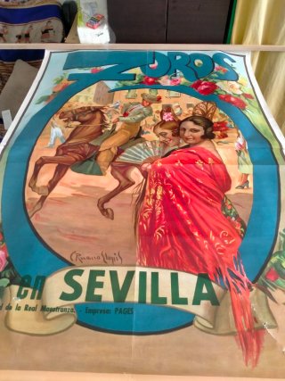 Cartel Toros Sevilla, granada y Barcelona