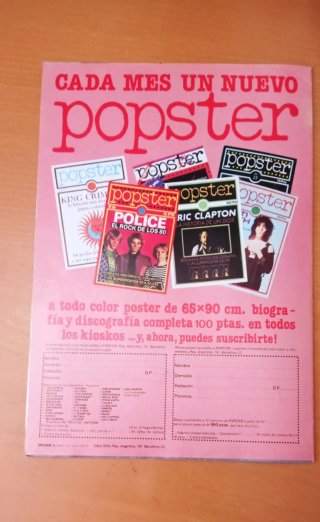Revista: POPSTER: DEEP PURPLE + SANTANA.