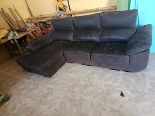 Sofá Chaiselongue Extraíble y Reclinable