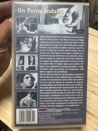 Un Perro Andaluz VHS Buñuel Dali