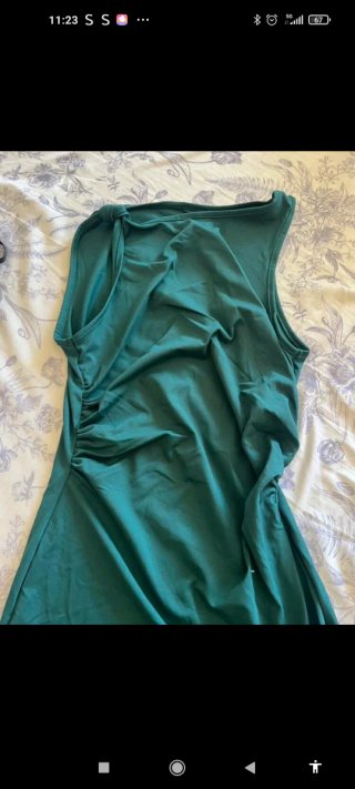 Vestido verde Shein talla L