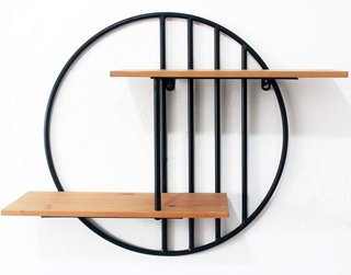 Estantería Rústica Metal y Madera