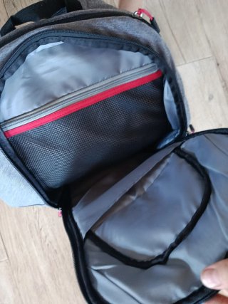 Mochila Targus Gris y Negra