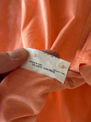 Camisa Burberrys vintage manga corta