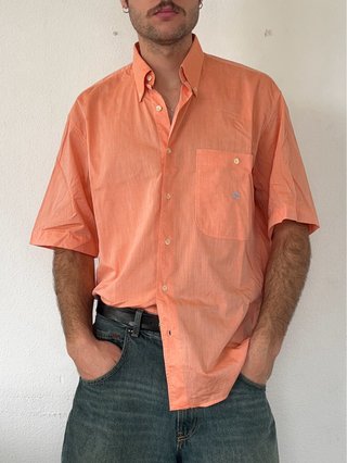 Camisa Burberrys vintage manga corta