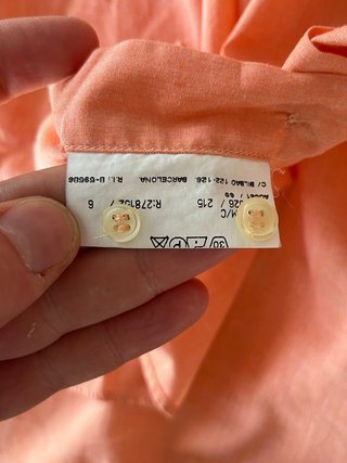 Camisa Burberrys vintage manga corta