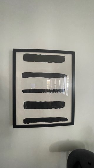3 Marcos negros Ikea madera y cristal (40 * 60 )