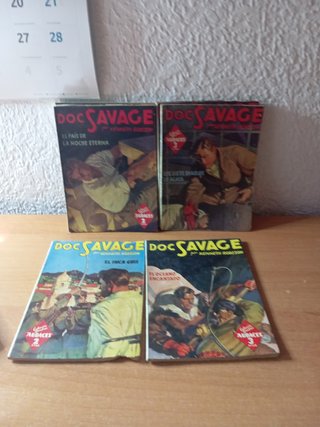 15 novelas hombres audaces . Doc Savaje