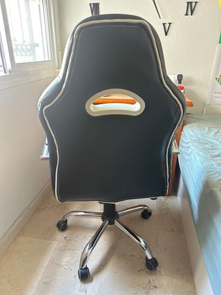 Silla Gamer Oficina Negra y Roja