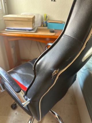 Silla Gamer Oficina Negra y Roja