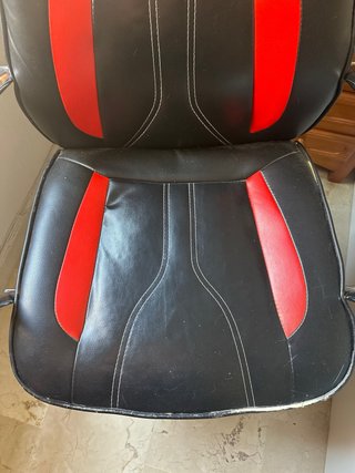 Silla Gamer Oficina Negra y Roja