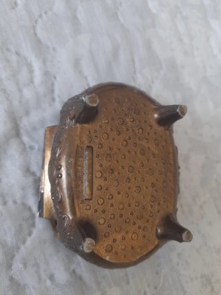 Joyero antiguo cobre carruaje