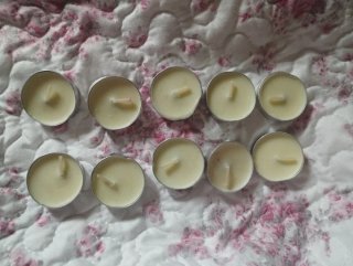 10 Candele Giallo Chiaro