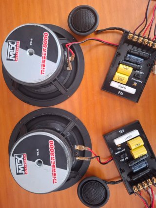 Par de Altavoces Coche MTX T8.6 doble via